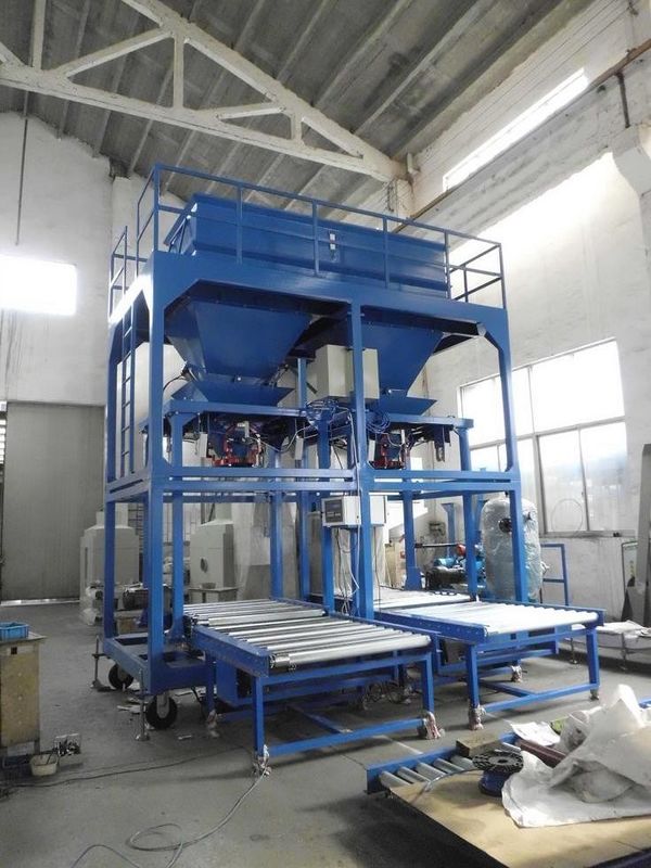 فشار فشاری 0.6Mpa FIBC بسته بندی کیسه ای / Ton Bag Refilling Equipment 0.2KW - 5.5kW